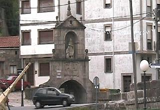 The Carmelite fountain in Padron